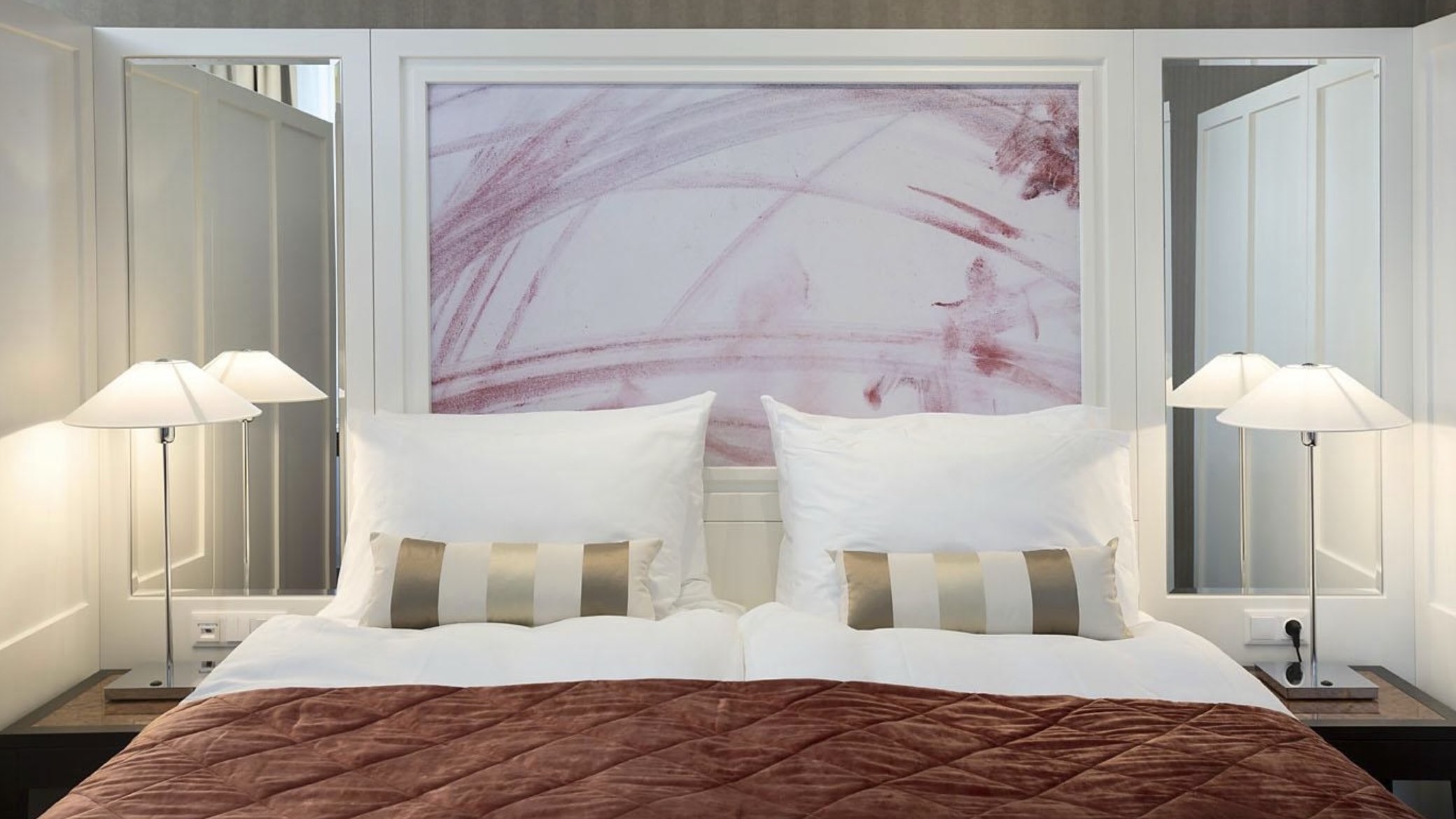Das Capri bedroom of eco friendly hotels in Vienna suite